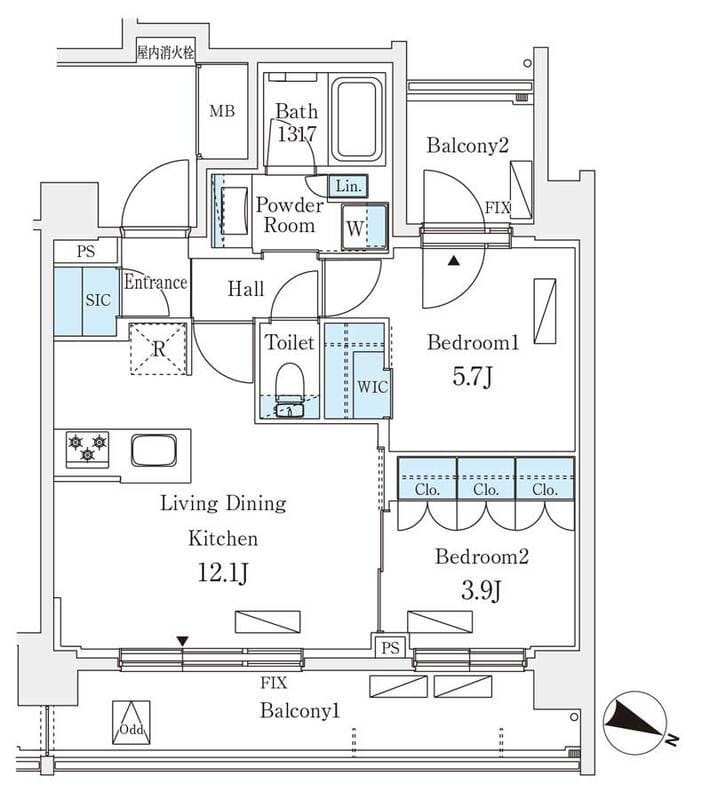 シーズンフラッツ町屋 301