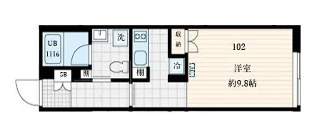 Fullea本町 102 間取り図