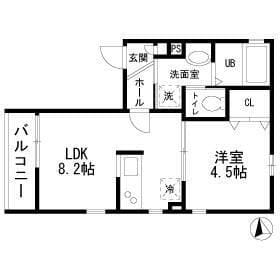 メゾンクローバー 301 間取り図