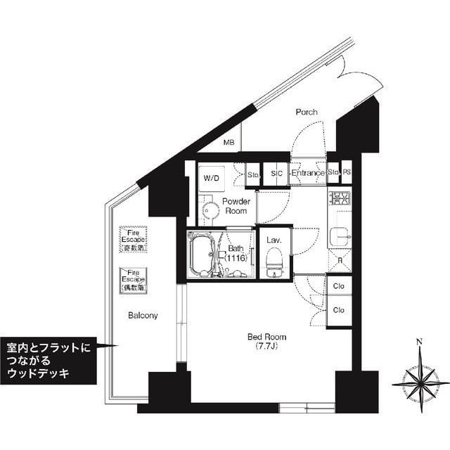 HF正光寺赤羽レジデンスⅡ 1001 間取り図