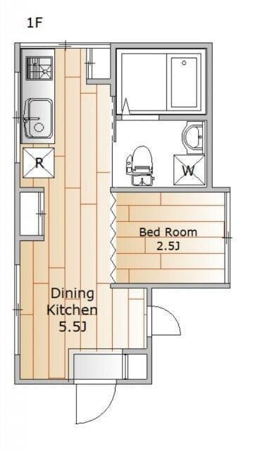 ルミナス渋谷本町 1F 間取り図