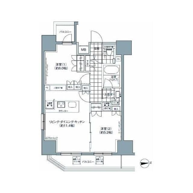 パークハビオ上野3丁目 1301
