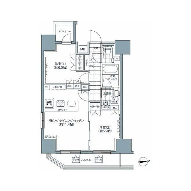 パークハビオ上野3丁目 1301