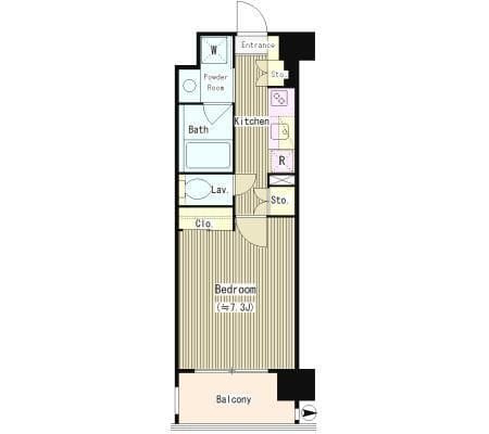 ATG Park 東品川 511 間取り図