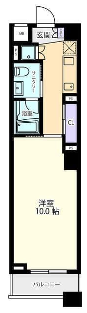 常盤台レジデンス 202 間取り図