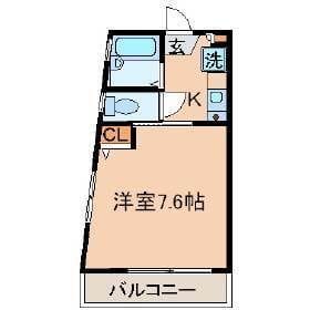 ウィステリアコンフォート 303 間取り図