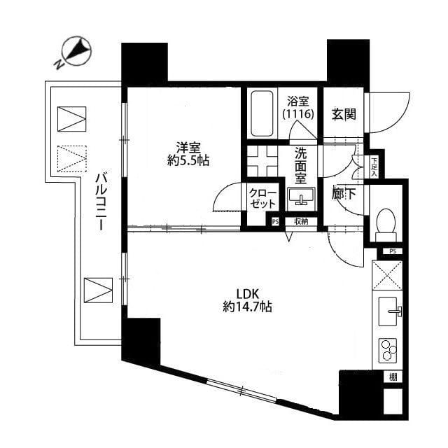 プレール・ドゥーク東京EASTⅤ 706