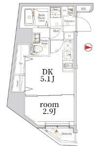 Log入谷 1201 間取り図