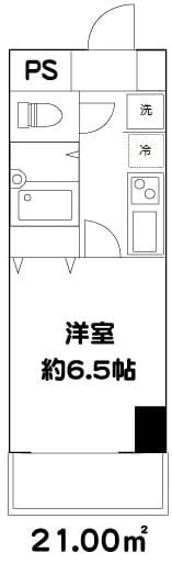 ドミール北新宿2 708 間取り図