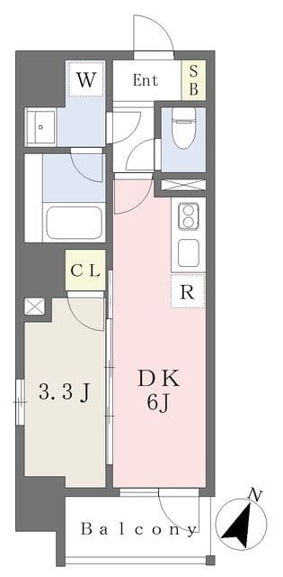 IPSE千代田神保町 901 間取り図