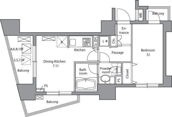 レジディア神田岩本町 0405