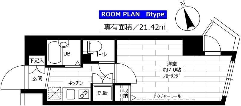 ステージファースト三軒茶屋アジールコートⅡ 403 間取り図