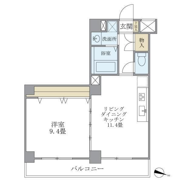 スターハイム 301 間取り図