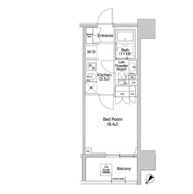 コンフォリア品川EAST 0804 間取り図