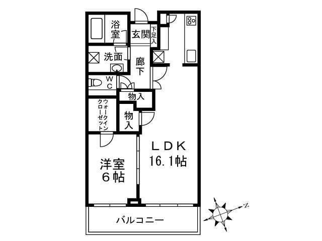 白金タワー 25F 間取り図