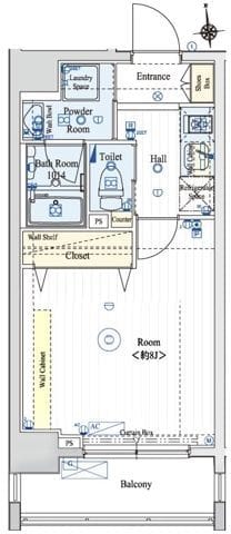ブライズ両国DUE 602 間取り図