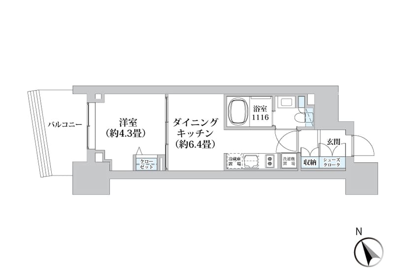 ライオンズフォーシア五反田 1102