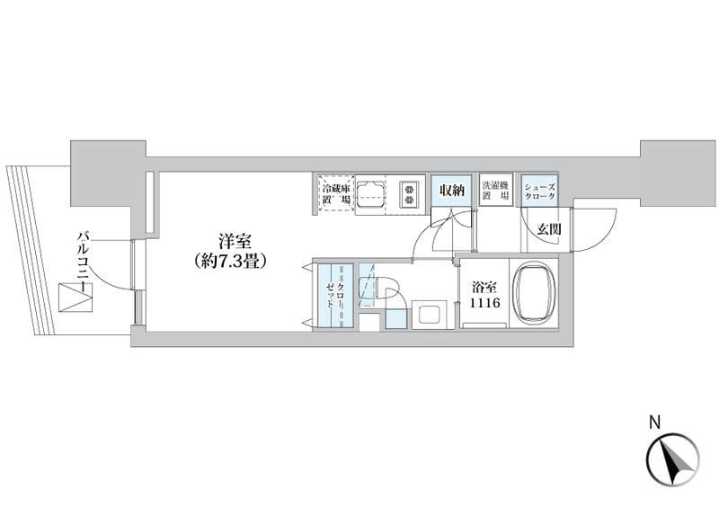 ライオンズフォーシア五反田 1103