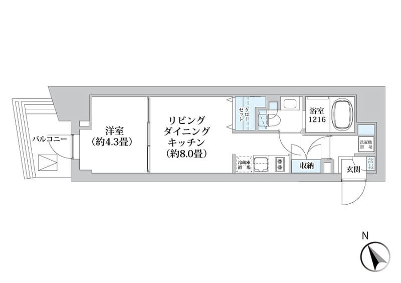 ライオンズフォーシア五反田 1201