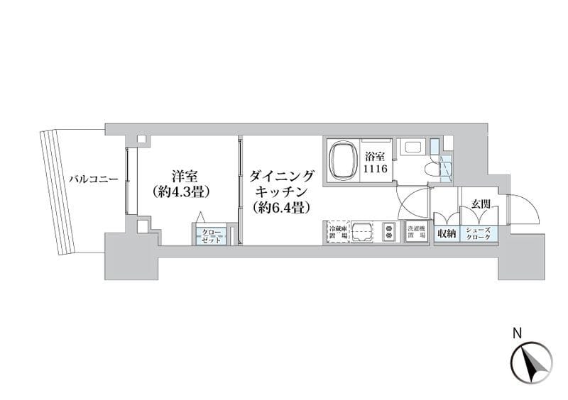 ライオンズフォーシア五反田 402