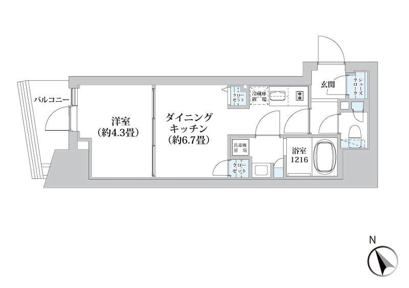 ライオンズフォーシア五反田 804