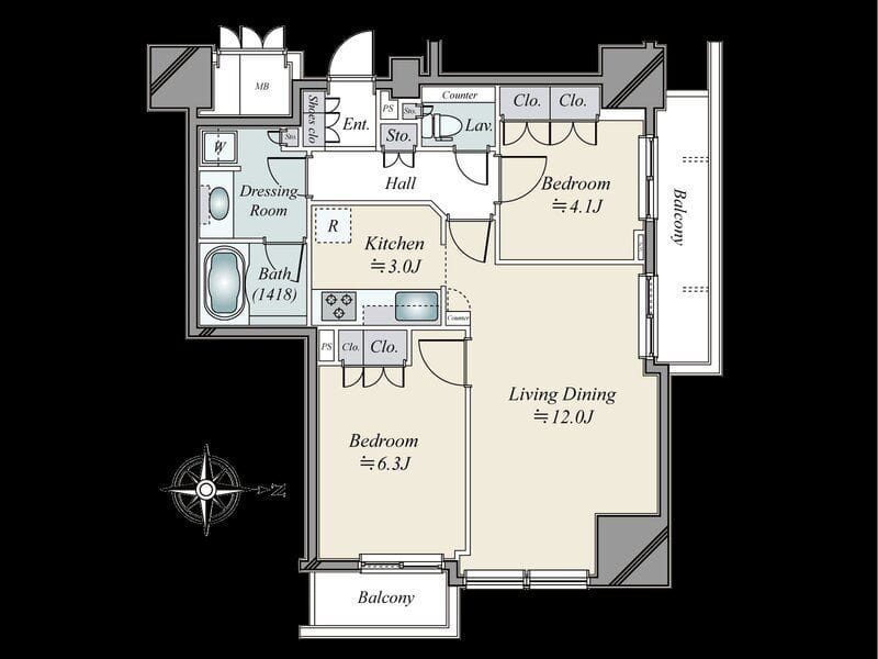 品川タワーフェイス 1208