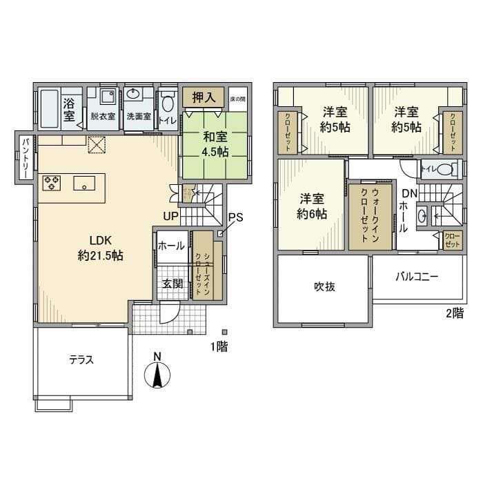 関場町戸建 0 間取り図