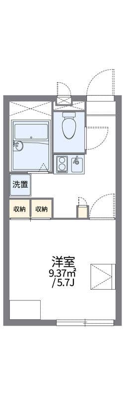 レオパレスLUMIERE 106 間取り図
