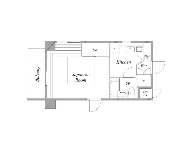 メゾン大井町 401 間取り図