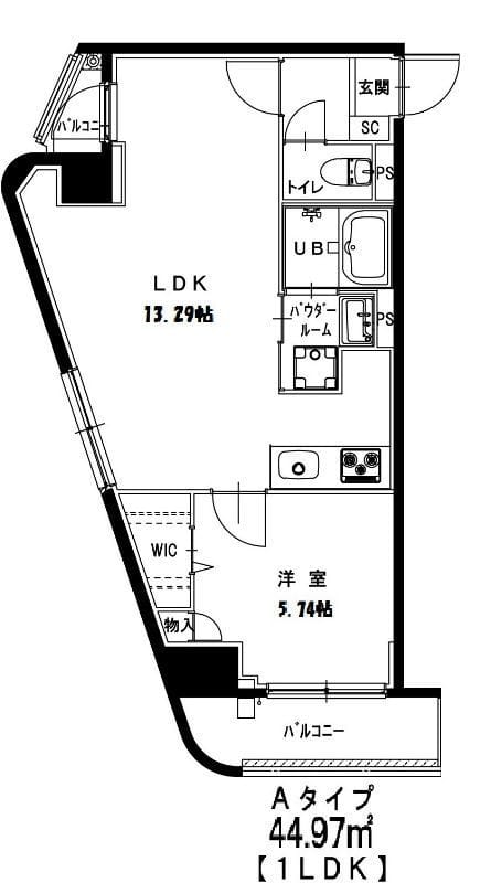 GRACE HILL 504 間取り図