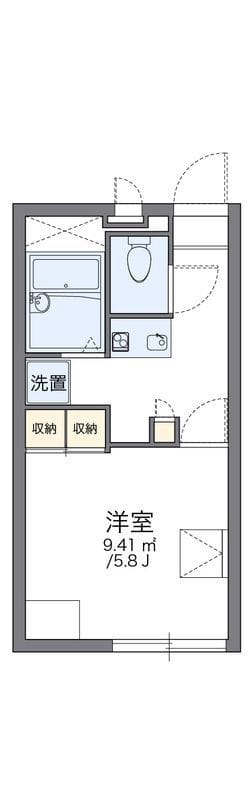 レオパレスワーフ 304 間取り図
