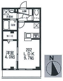 THE MEDEL ザ メデル 202 間取り図
