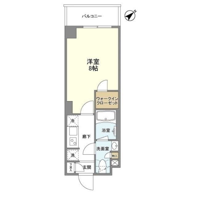 バウスフラッツ品川大井町 107 間取り図