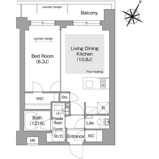 コンフォリア・リヴ文京護国寺 202