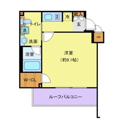 アルテシモ カーロ 407 間取り図