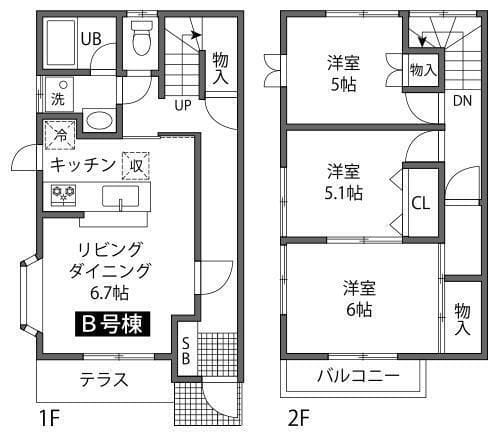 らいとあっぷ EB 間取り図