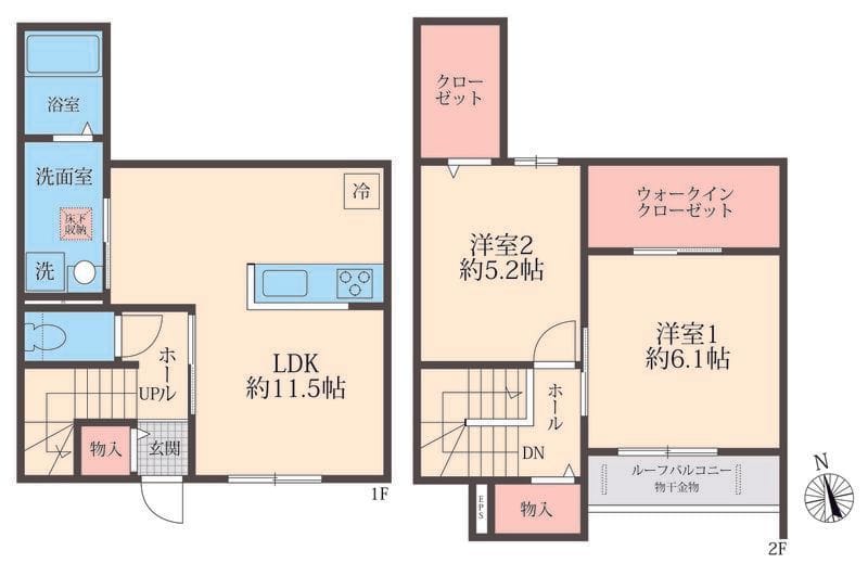 BLOOM COURT C 間取り図
