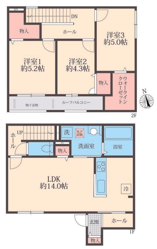 BLOOM COURT D 間取り図