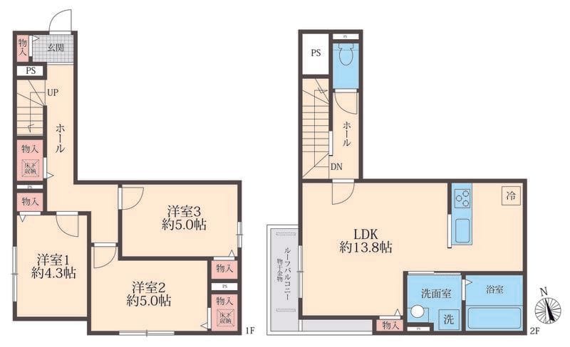 BLOOM COURT G 間取り図
