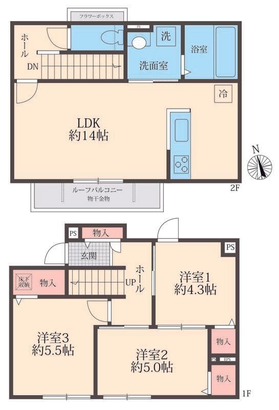 BLOOM COURT H 間取り図