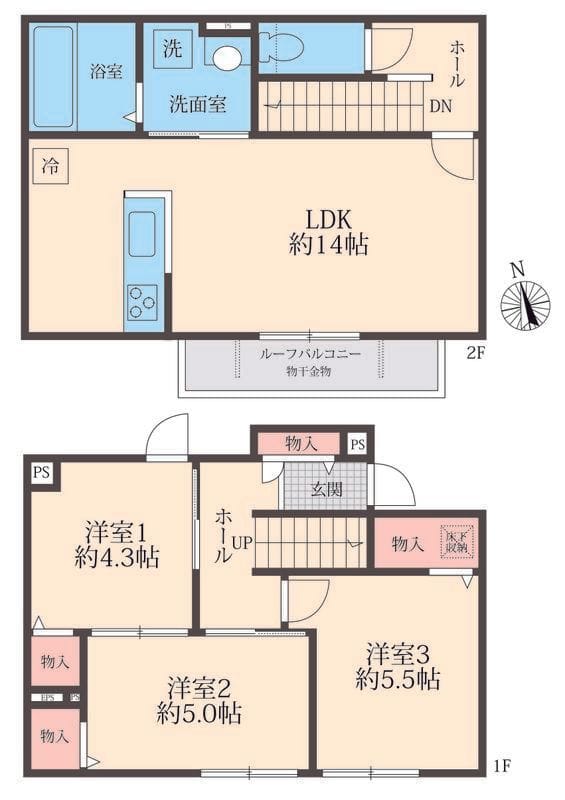 BLOOM COURT I 間取り図