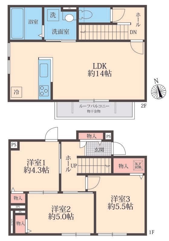 BLOOM COURT J 間取り図
