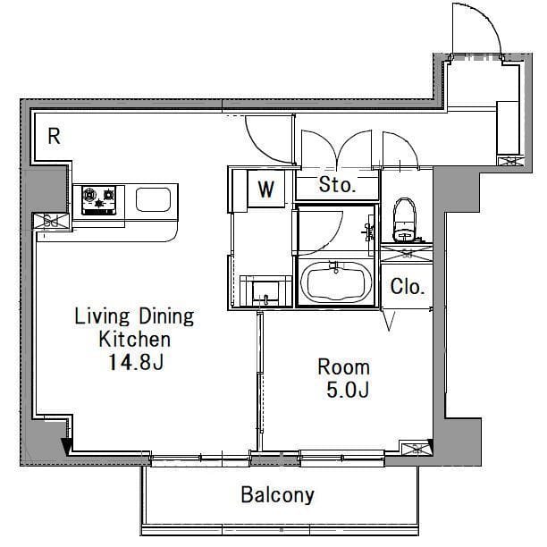 LA CASA FELICE 402 間取り図
