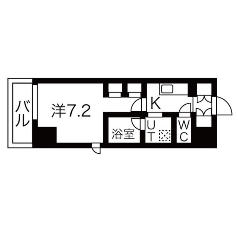 シーズンフラッツ押上サウス 801 間取り図