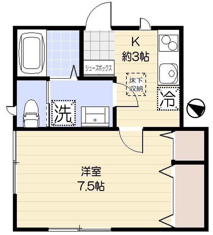レナータ桃井 101 間取り図