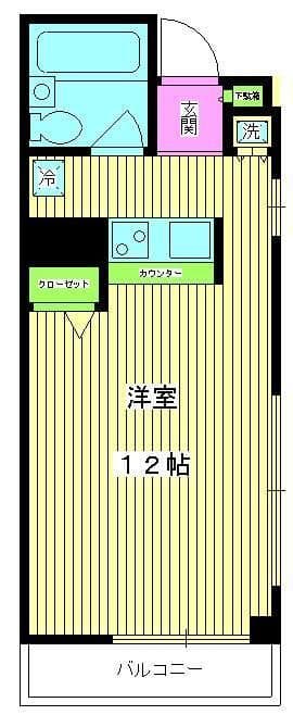 ストーク新町 401 間取り図