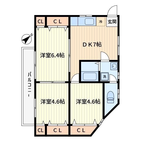 ドエルサンコートⅡ 201