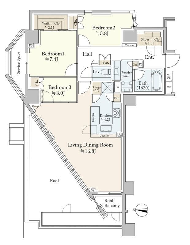 ザ・パークハウス高輪プレイス 303