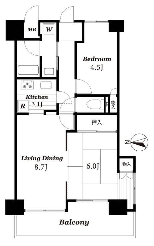 葛飾区水元3丁目19-16 3階部分の写真