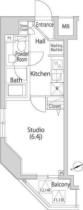 カーサスプレンディッド虎ノ門エスト 404